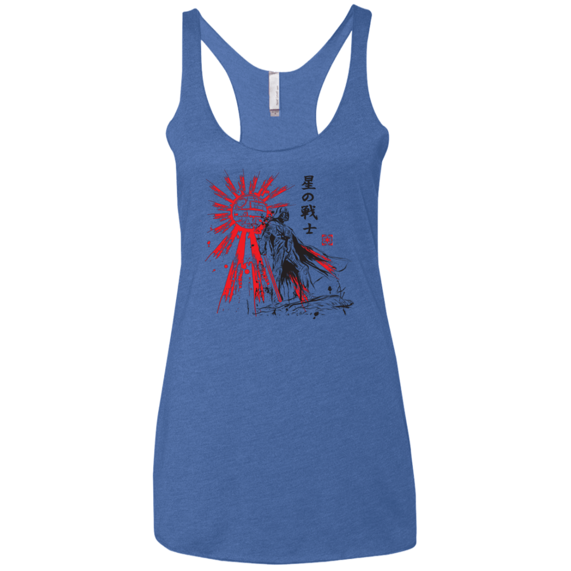 T-Shirts Vintage Royal / X-Small The Star Warrior Women's Triblend Racerback Tank