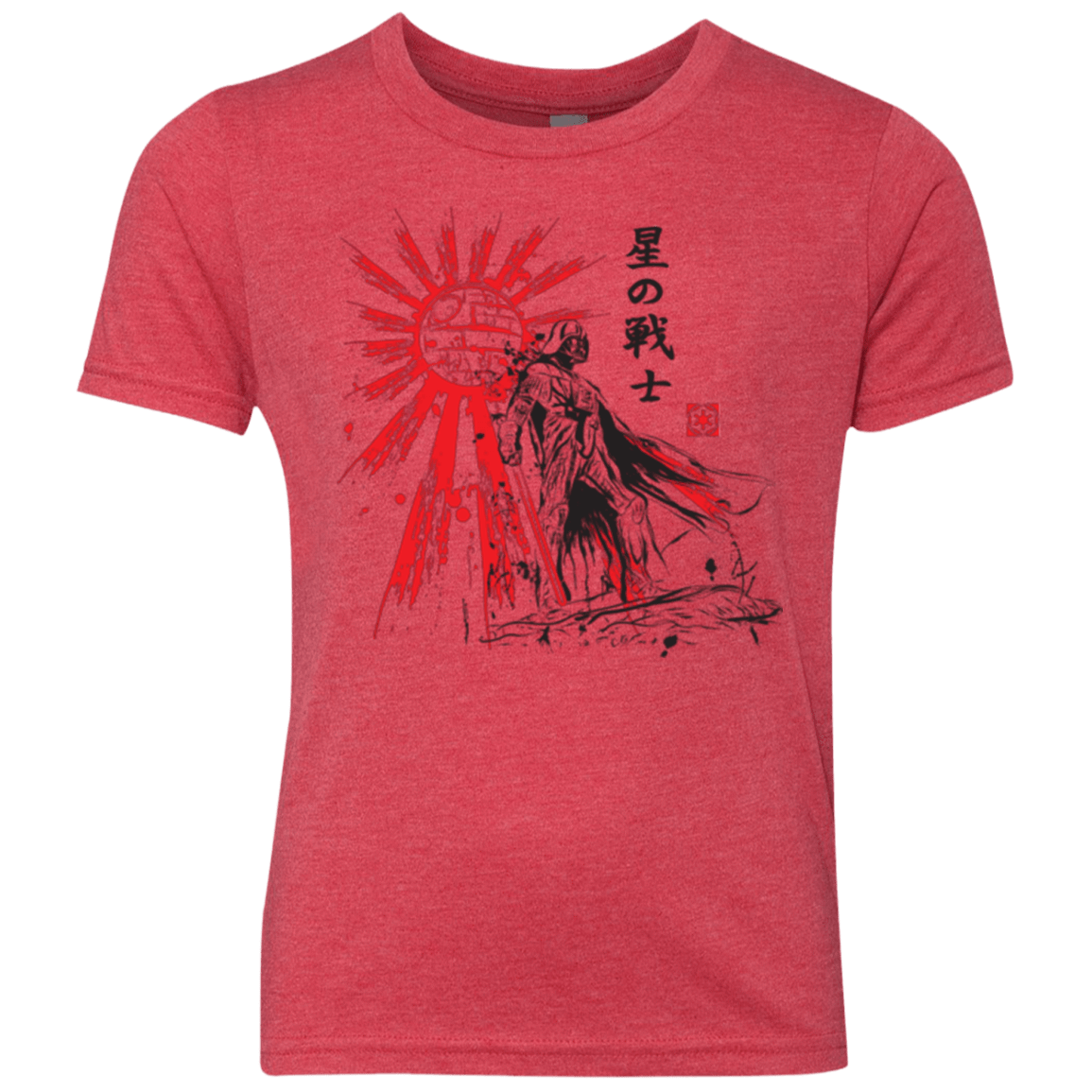 T-Shirts Vintage Red / YXS The Star Warrior Youth Triblend T-Shirt