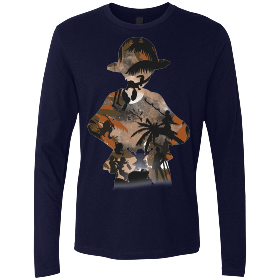T-Shirts Midnight Navy / Small The Straw Hat Crew Men's Premium Long Sleeve
