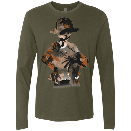 T-Shirts Military Green / Small The Straw Hat Crew Men's Premium Long Sleeve