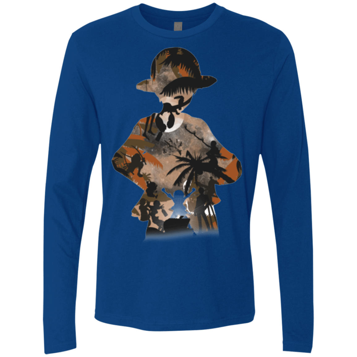 T-Shirts Royal / Small The Straw Hat Crew Men's Premium Long Sleeve