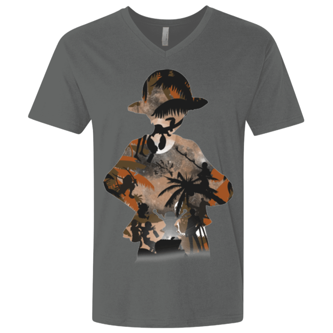 T-Shirts Heavy Metal / X-Small The Straw Hat Crew Men's Premium V-Neck