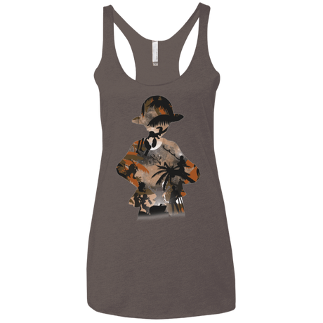 T-Shirts Macchiato / X-Small The Straw Hat Crew Women's Triblend Racerback Tank