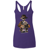 T-Shirts Purple / X-Small The Straw Hat Crew Women's Triblend Racerback Tank