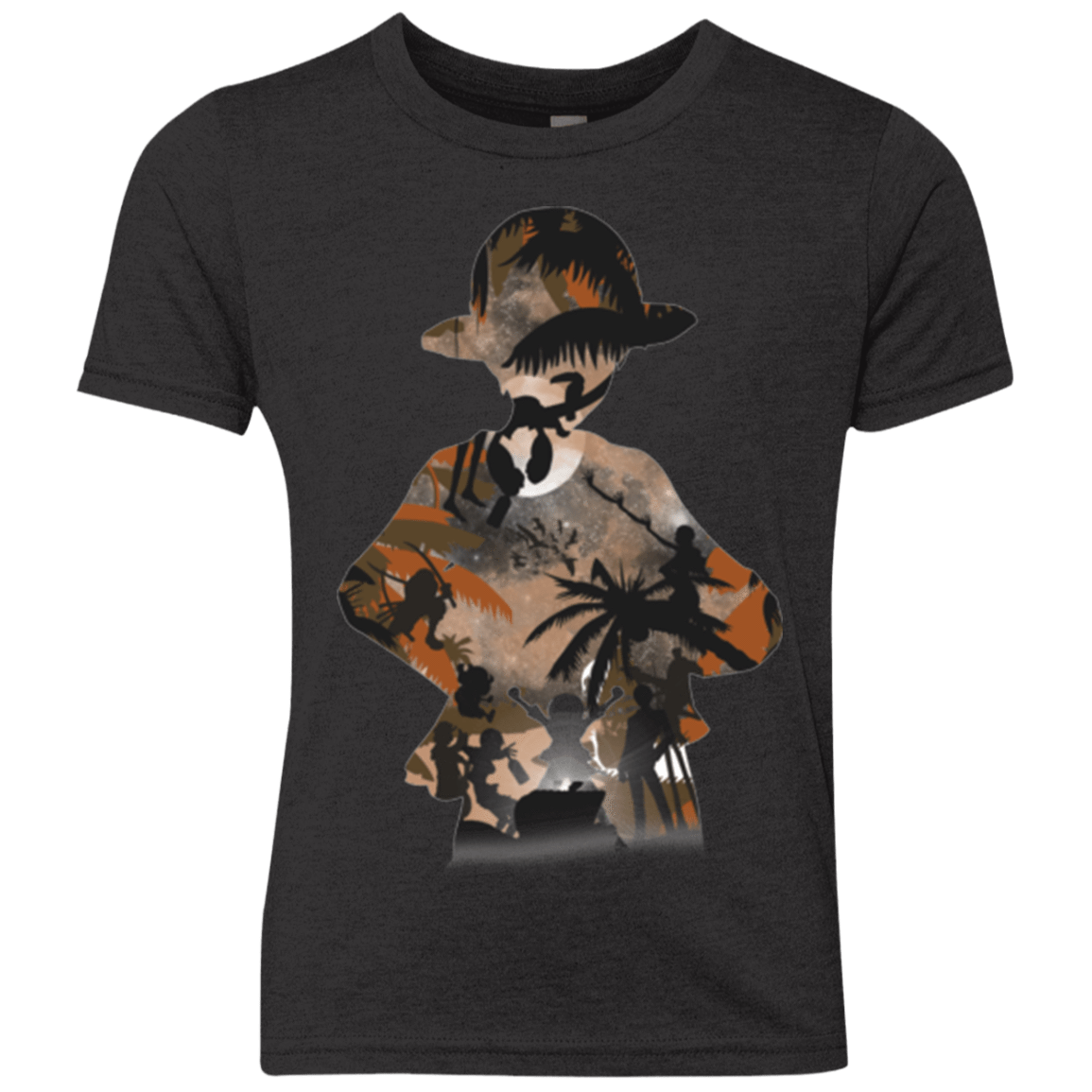 T-Shirts Vintage Black / YXS The Straw Hat Crew Youth Triblend T-Shirt