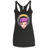 T-Shirts Vintage Black / X-Small The Strong Woman Women's Triblend Racerback Tank