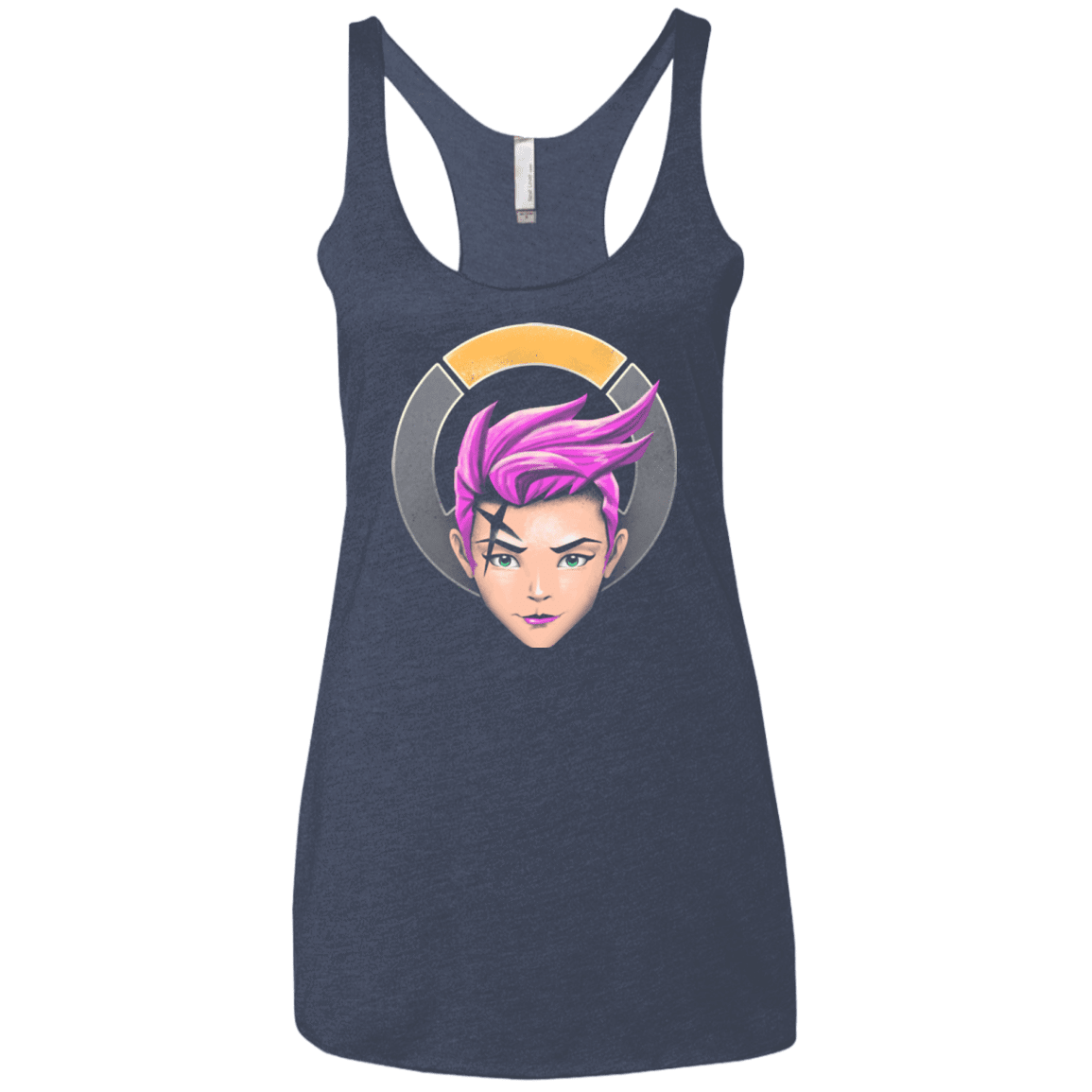 T-Shirts Vintage Navy / X-Small The Strong Woman Women's Triblend Racerback Tank