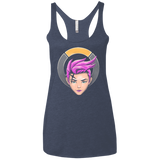 T-Shirts Vintage Navy / X-Small The Strong Woman Women's Triblend Racerback Tank