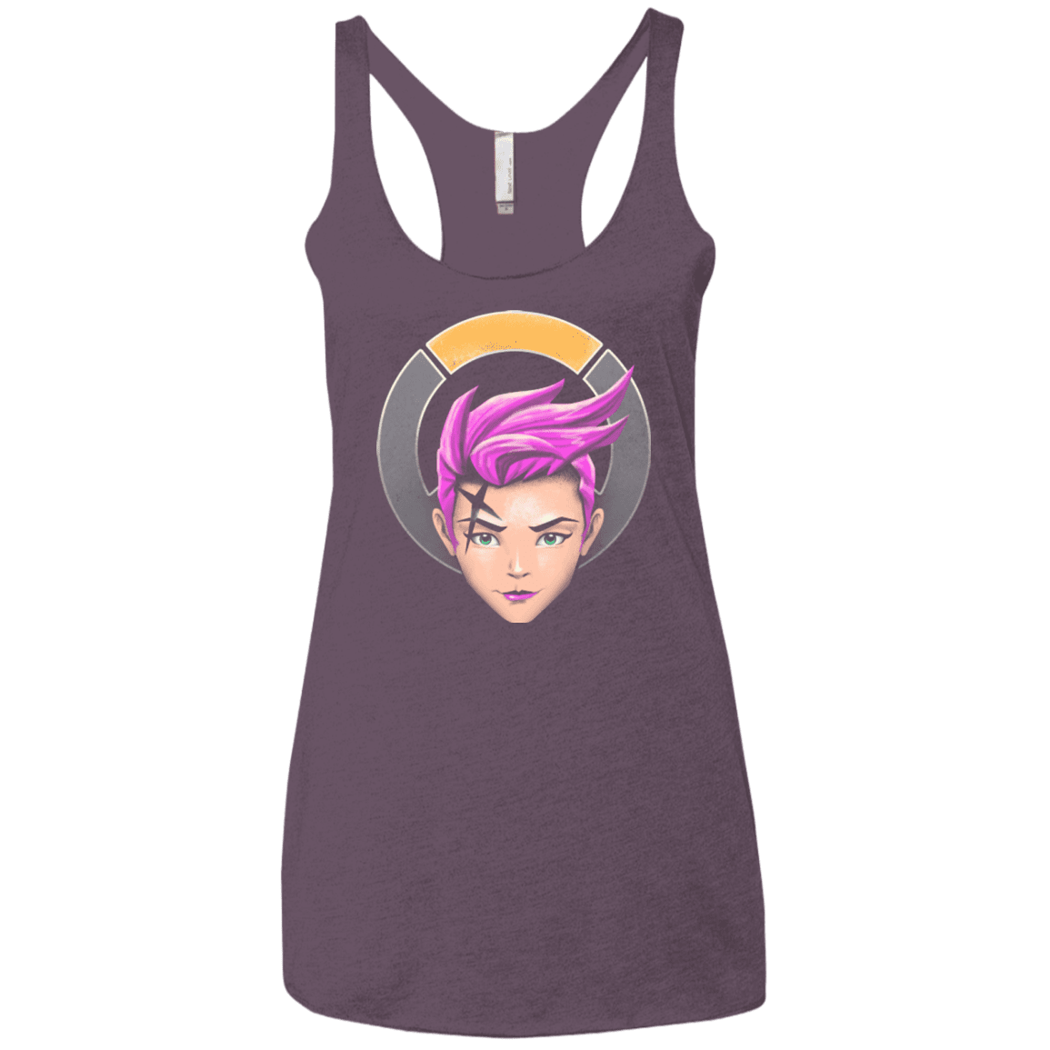 T-Shirts Vintage Purple / X-Small The Strong Woman Women's Triblend Racerback Tank