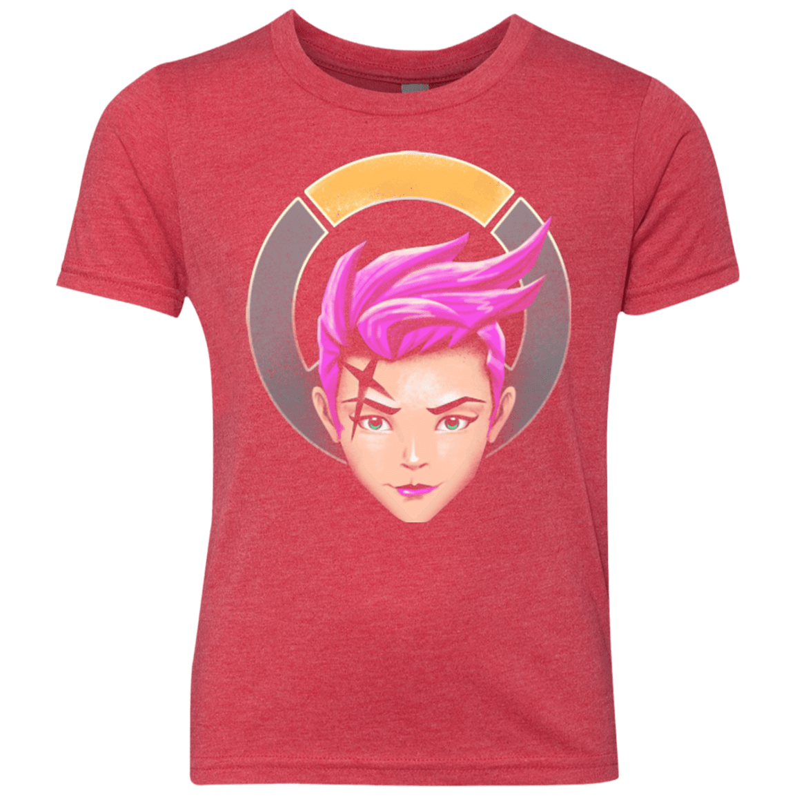 T-Shirts Vintage Red / YXS The Strong Woman Youth Triblend T-Shirt