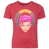 T-Shirts Vintage Red / YXS The Strong Woman Youth Triblend T-Shirt