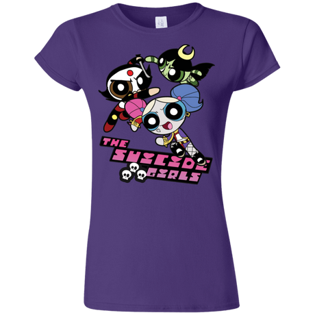 T-Shirts Purple / S The Suicide Girls Junior Slimmer-Fit T-Shirt