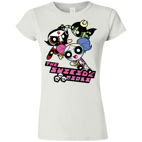 T-Shirts White / S The Suicide Girls Junior Slimmer-Fit T-Shirt