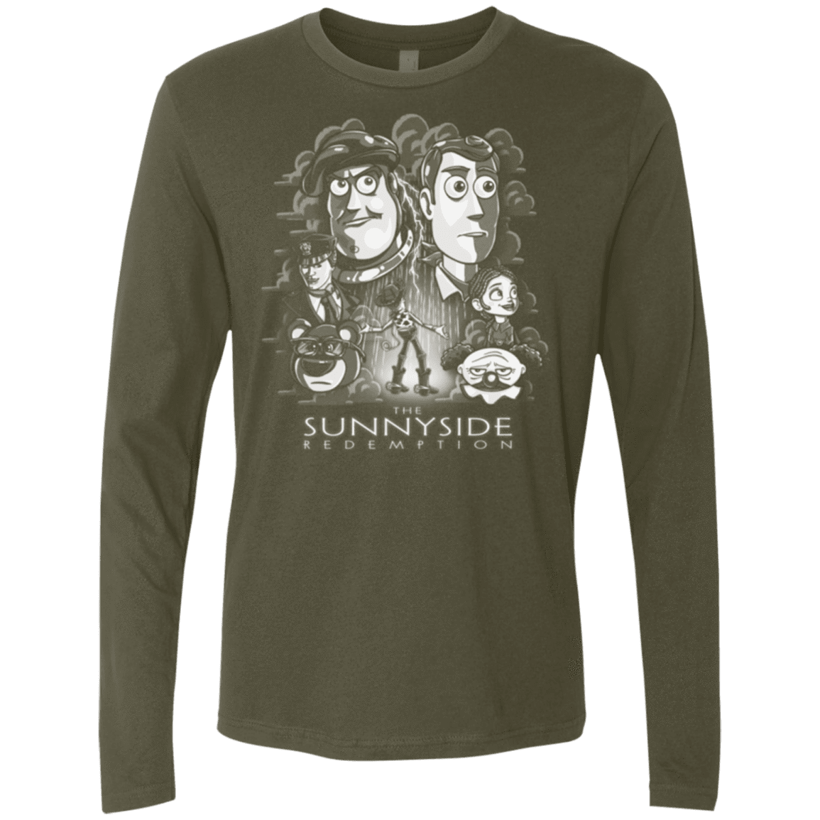T-Shirts Military Green / Small The Sunnyside Redemption Men's Premium Long Sleeve