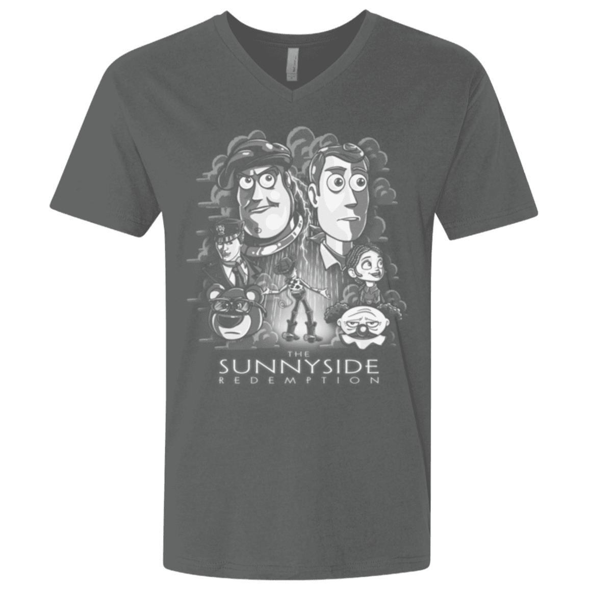 T-Shirts Heavy Metal / X-Small The Sunnyside Redemption Men's Premium V-Neck