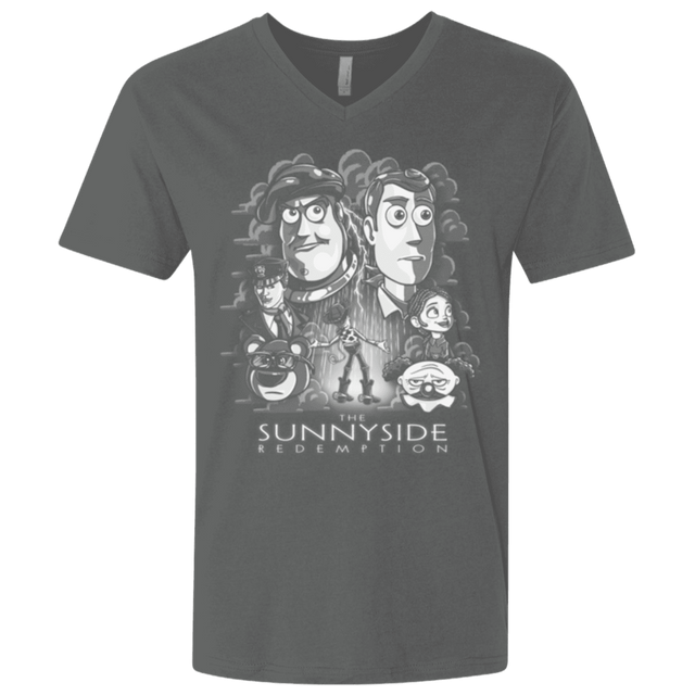 T-Shirts Heavy Metal / X-Small The Sunnyside Redemption Men's Premium V-Neck