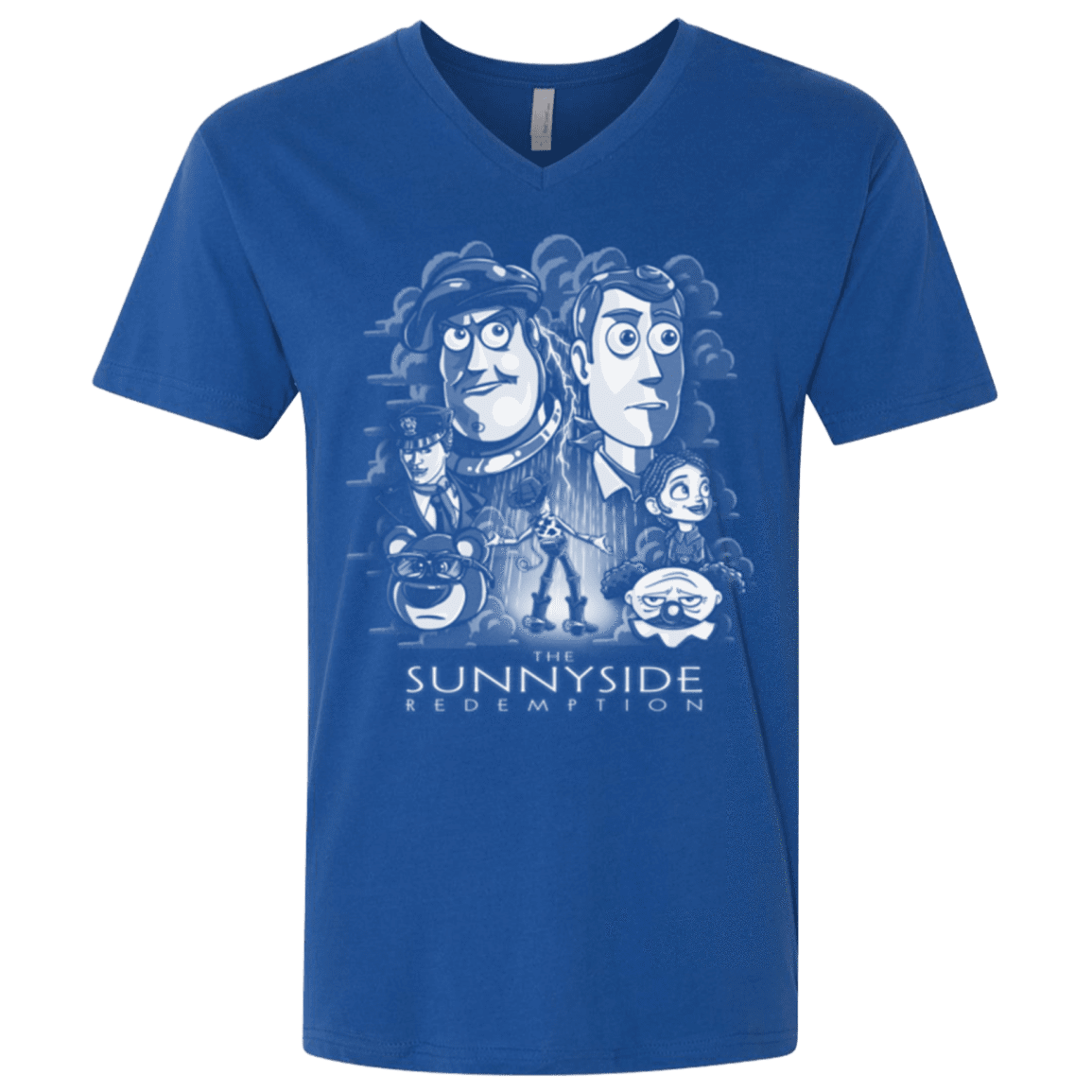 T-Shirts Royal / X-Small The Sunnyside Redemption Men's Premium V-Neck