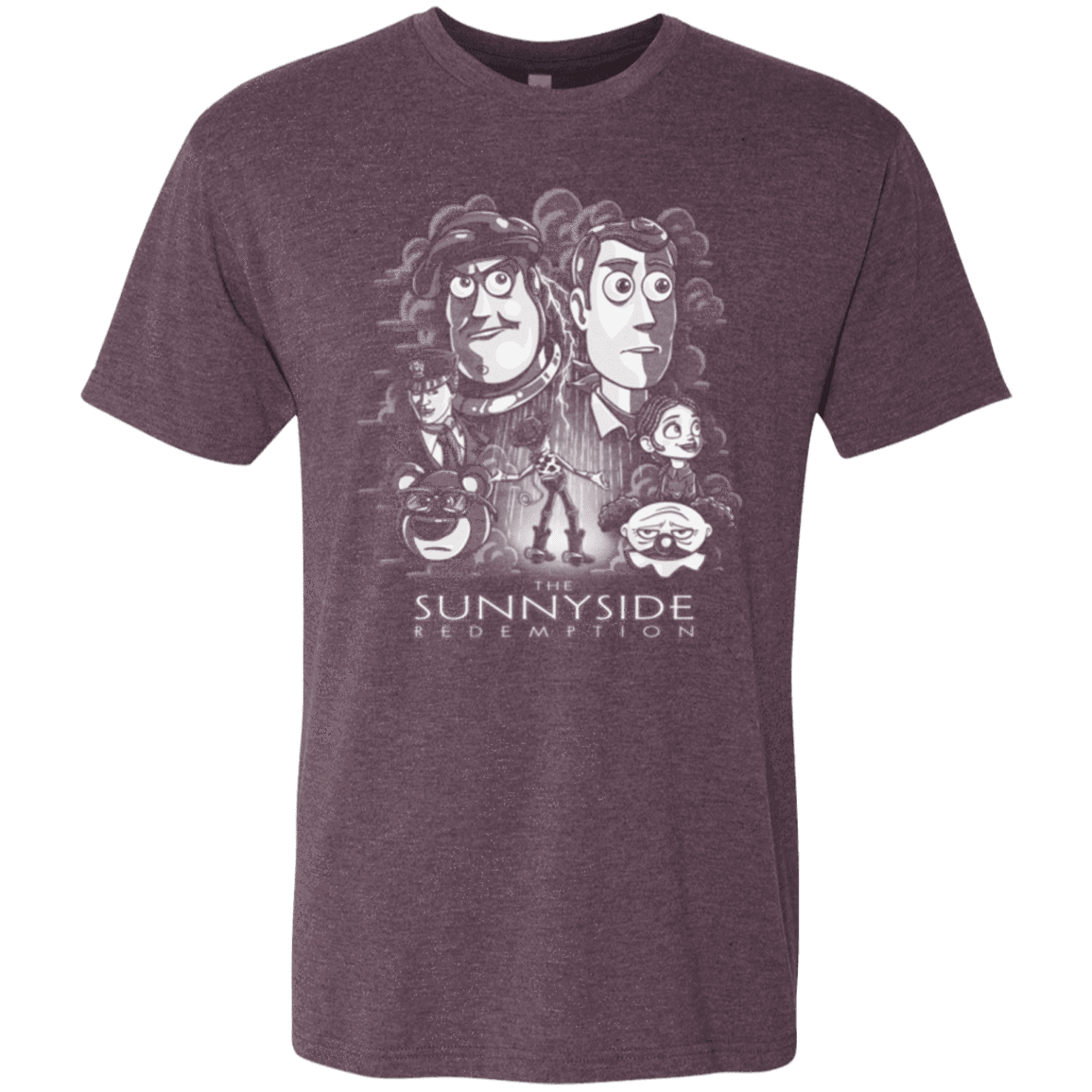 T-Shirts Vintage Purple / Small The Sunnyside Redemption Men's Triblend T-Shirt