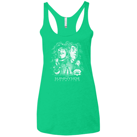 T-Shirts Envy / X-Small The Sunnyside Redemption Women's Triblend Racerback Tank
