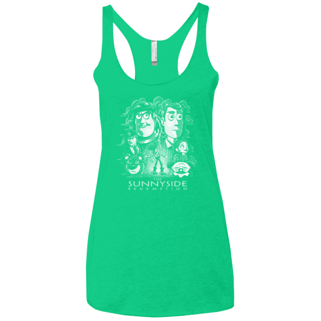 T-Shirts Envy / X-Small The Sunnyside Redemption Women's Triblend Racerback Tank