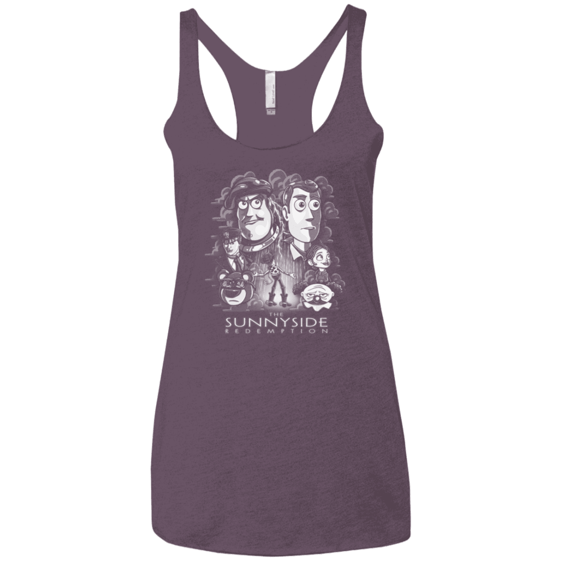 T-Shirts Vintage Purple / X-Small The Sunnyside Redemption Women's Triblend Racerback Tank