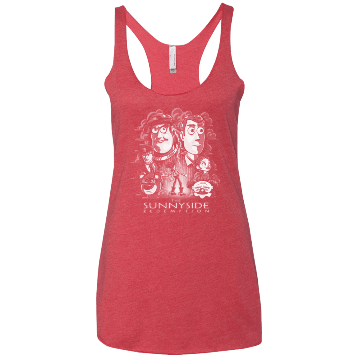 T-Shirts Vintage Red / X-Small The Sunnyside Redemption Women's Triblend Racerback Tank