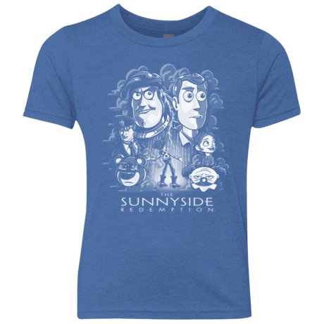 T-Shirts Vintage Royal / YXS The Sunnyside Redemption Youth Triblend T-Shirt