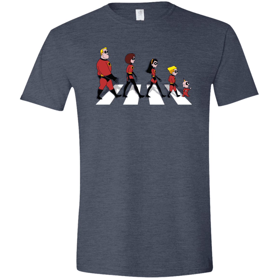 T-Shirts Heather Navy / S The Supers Men's Semi-Fitted Softstyle