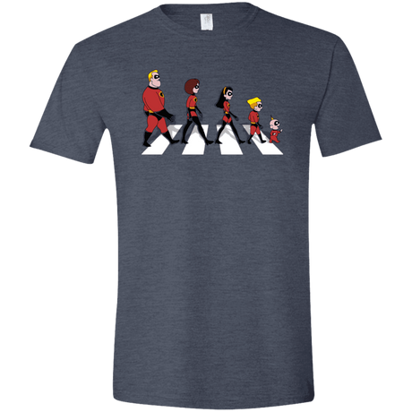 T-Shirts Heather Navy / S The Supers Men's Semi-Fitted Softstyle