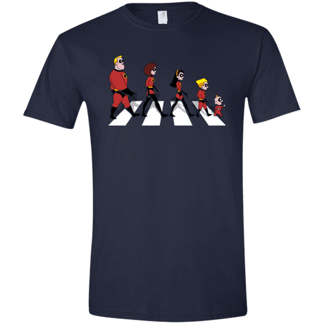 T-Shirts Navy / X-Small The Supers Men's Semi-Fitted Softstyle