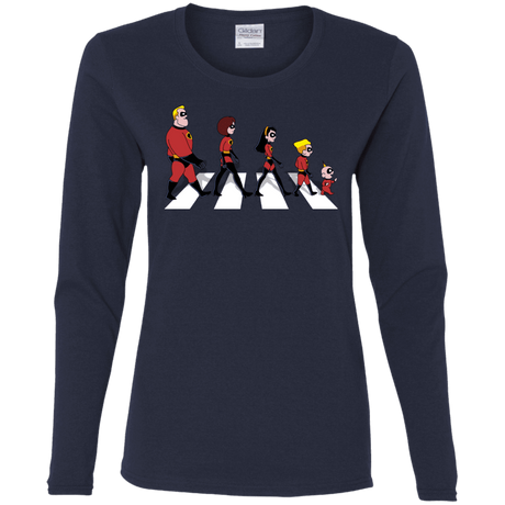 T-Shirts Navy / S The Supers Women's Long Sleeve T-Shirt