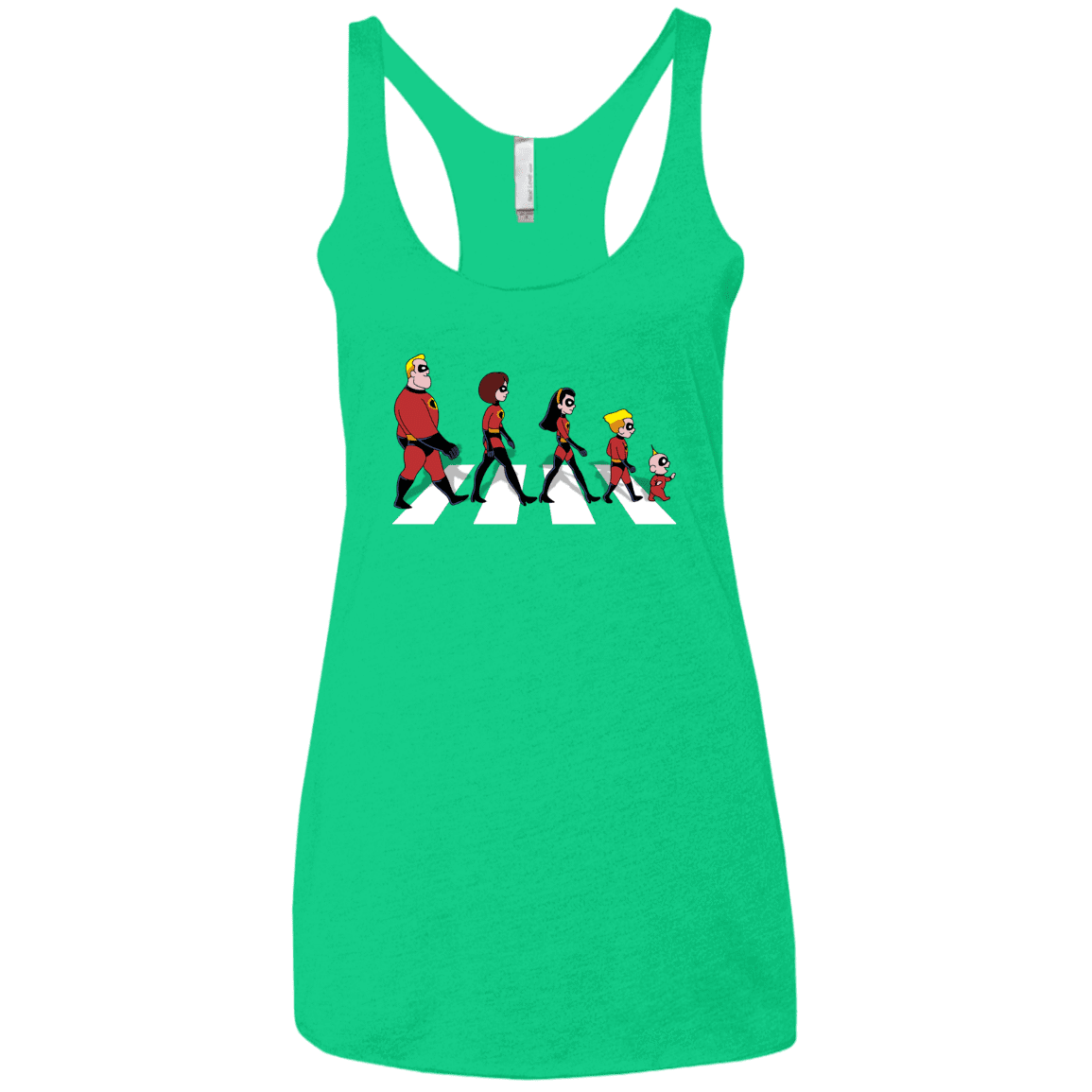 T-Shirts Envy / X-Small The Supers Women's Triblend Racerback Tank