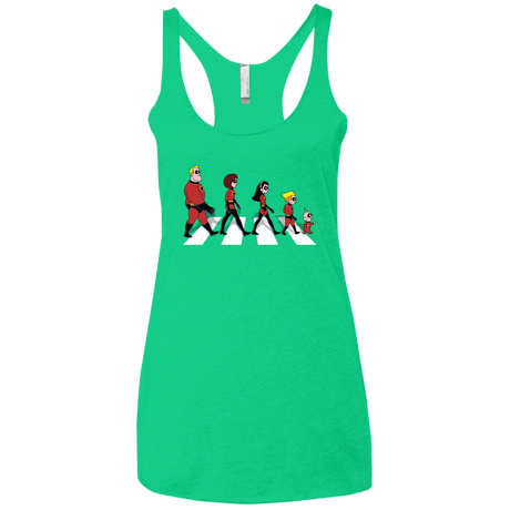 T-Shirts Envy / X-Small The Supers Women's Triblend Racerback Tank
