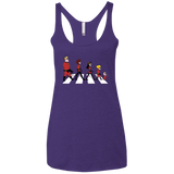 T-Shirts Purple Rush / X-Small The Supers Women's Triblend Racerback Tank