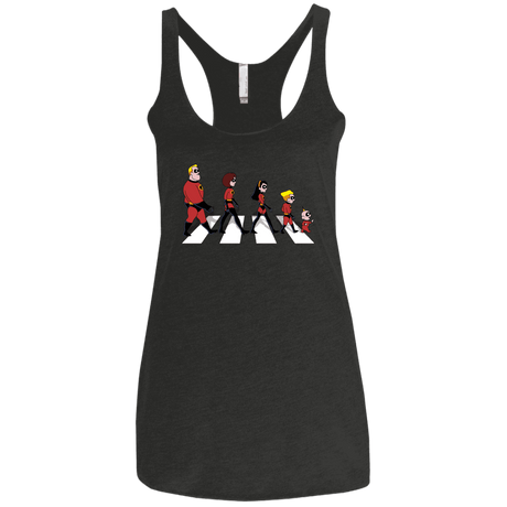 T-Shirts Vintage Black / X-Small The Supers Women's Triblend Racerback Tank