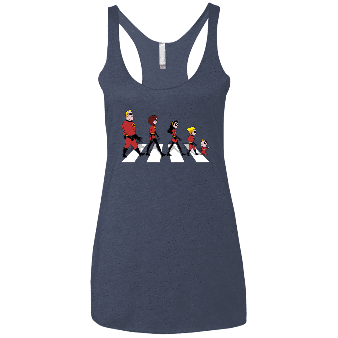 T-Shirts Vintage Navy / X-Small The Supers Women's Triblend Racerback Tank