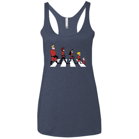 T-Shirts Vintage Navy / X-Small The Supers Women's Triblend Racerback Tank