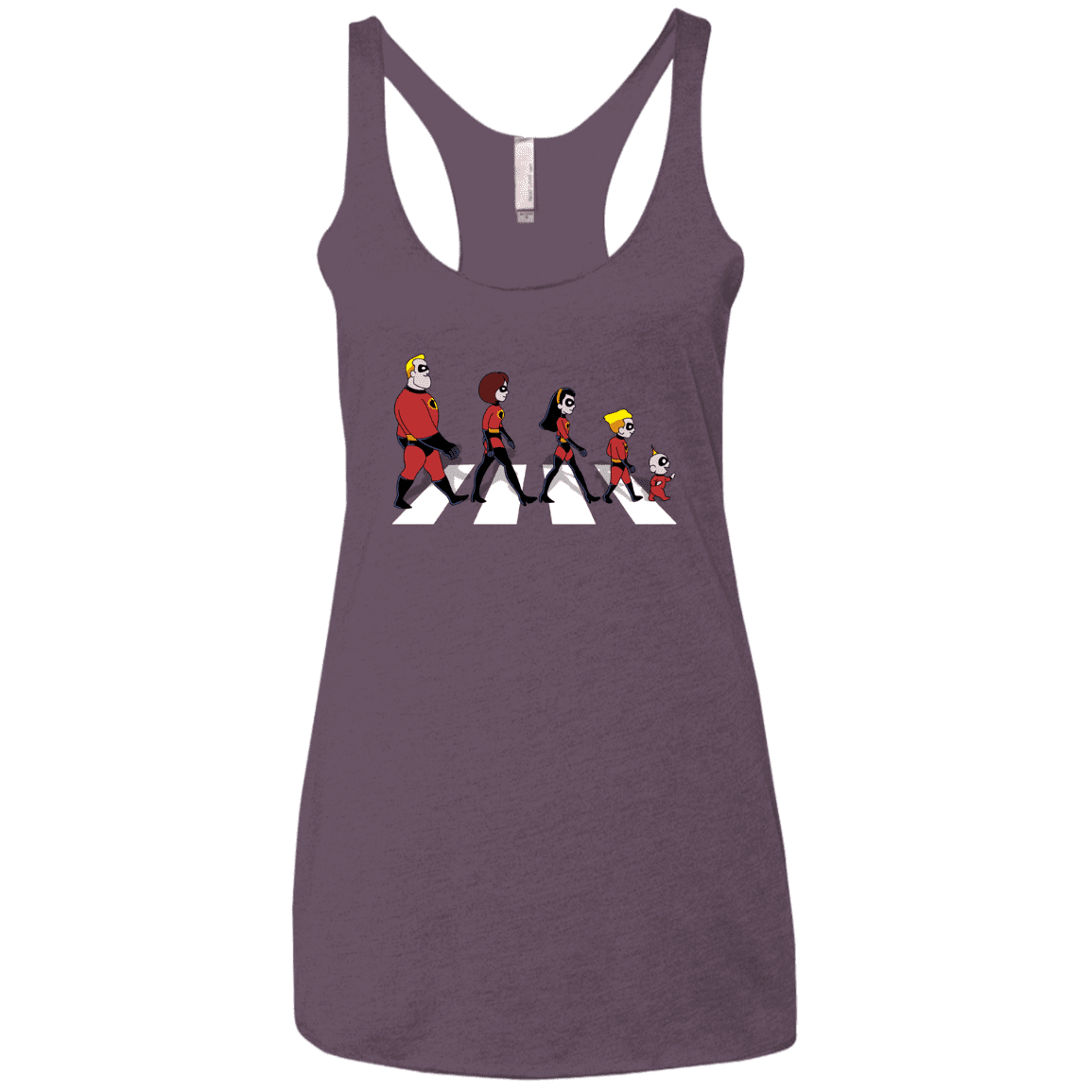 T-Shirts Vintage Purple / X-Small The Supers Women's Triblend Racerback Tank