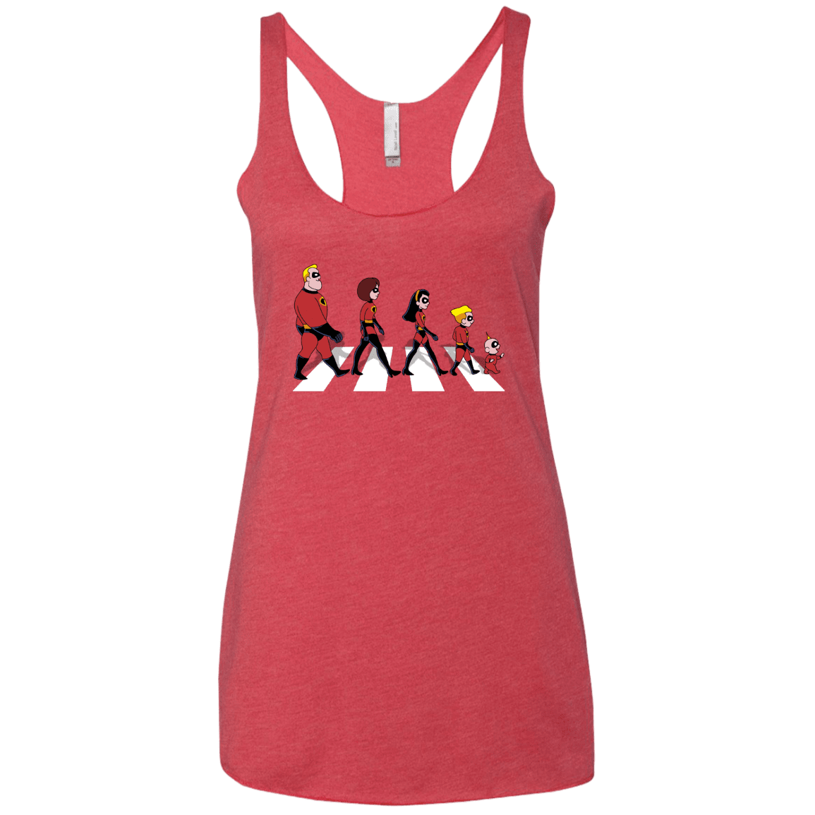 T-Shirts Vintage Red / X-Small The Supers Women's Triblend Racerback Tank