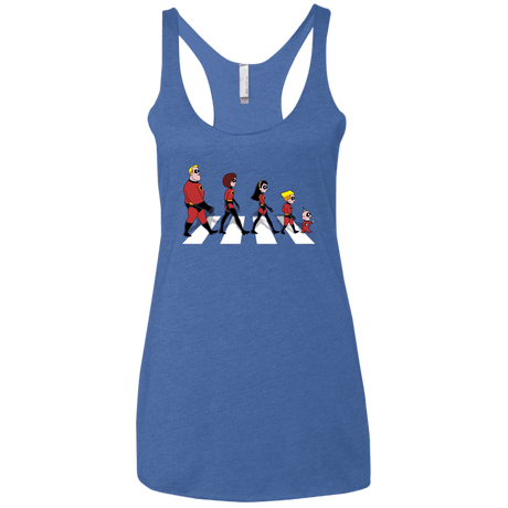 T-Shirts Vintage Royal / X-Small The Supers Women's Triblend Racerback Tank