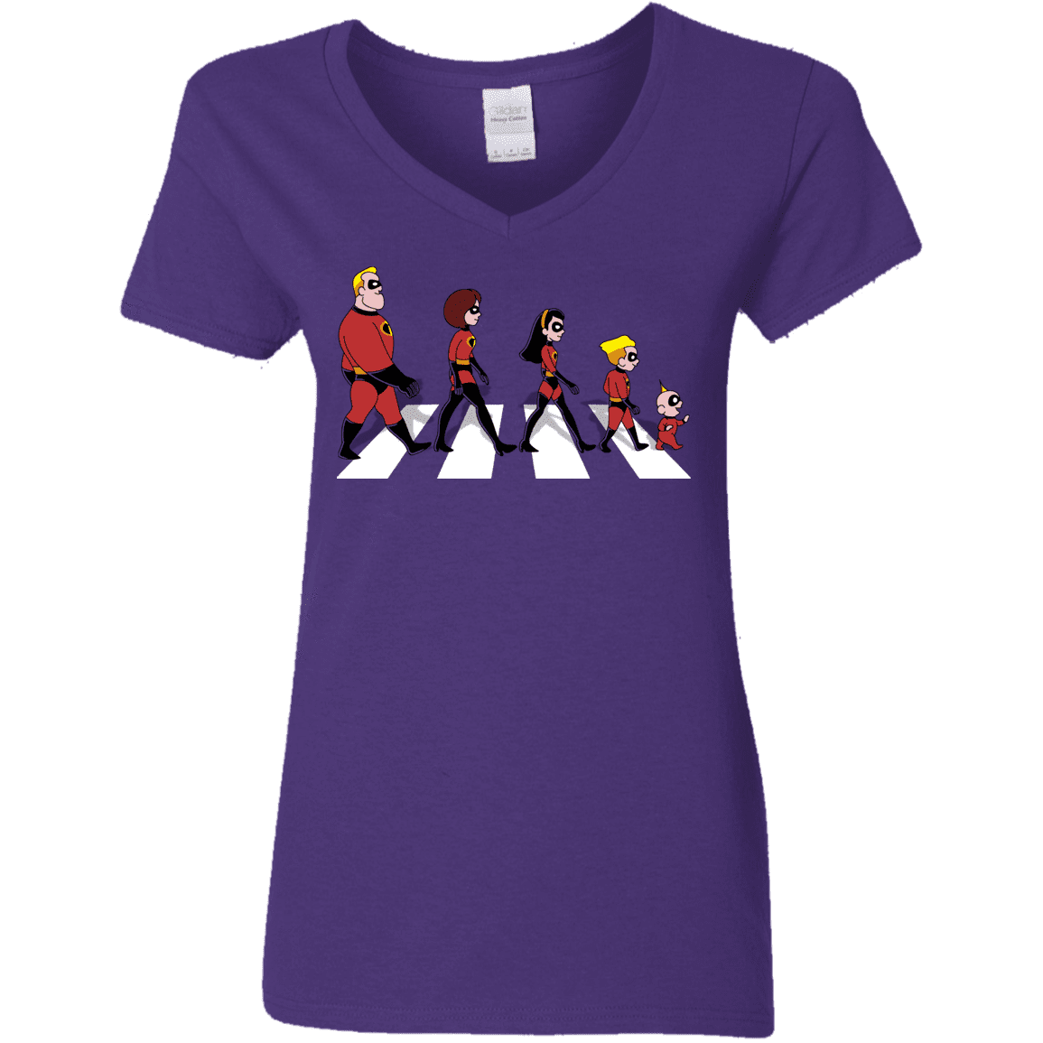 T-Shirts Purple / S The Supers Women's V-Neck T-Shirt