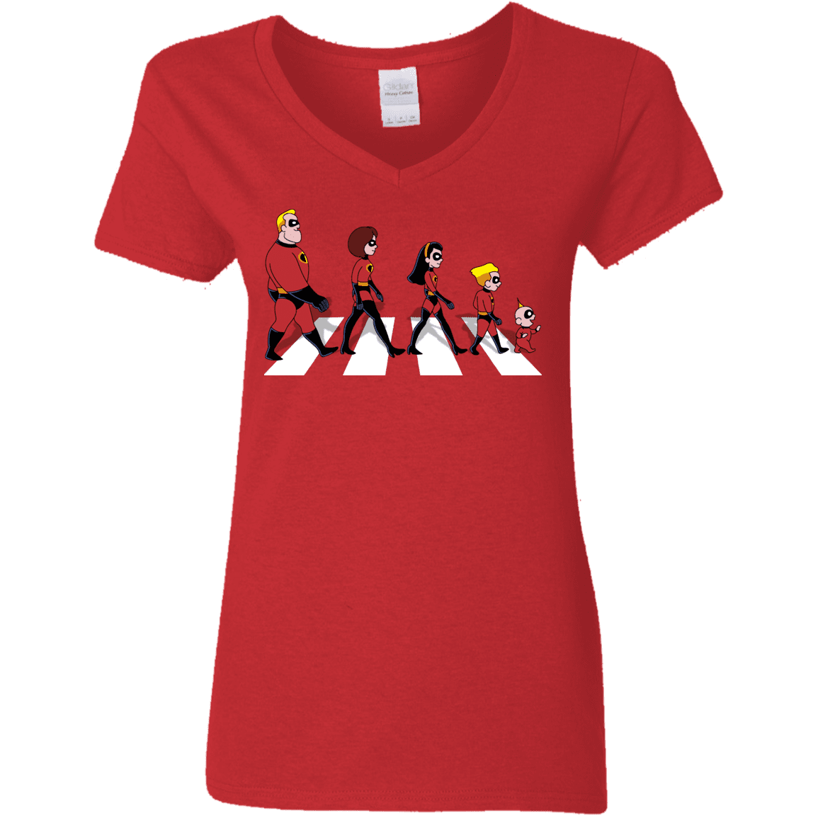 T-Shirts Red / S The Supers Women's V-Neck T-Shirt