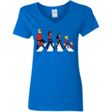 T-Shirts Royal / S The Supers Women's V-Neck T-Shirt
