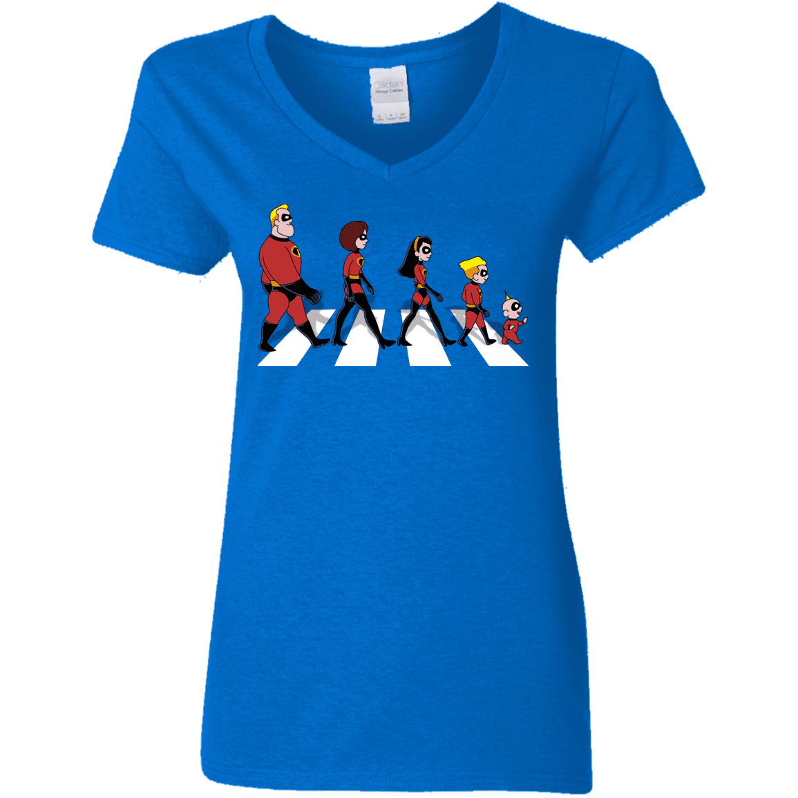 T-Shirts Royal / S The Supers Women's V-Neck T-Shirt