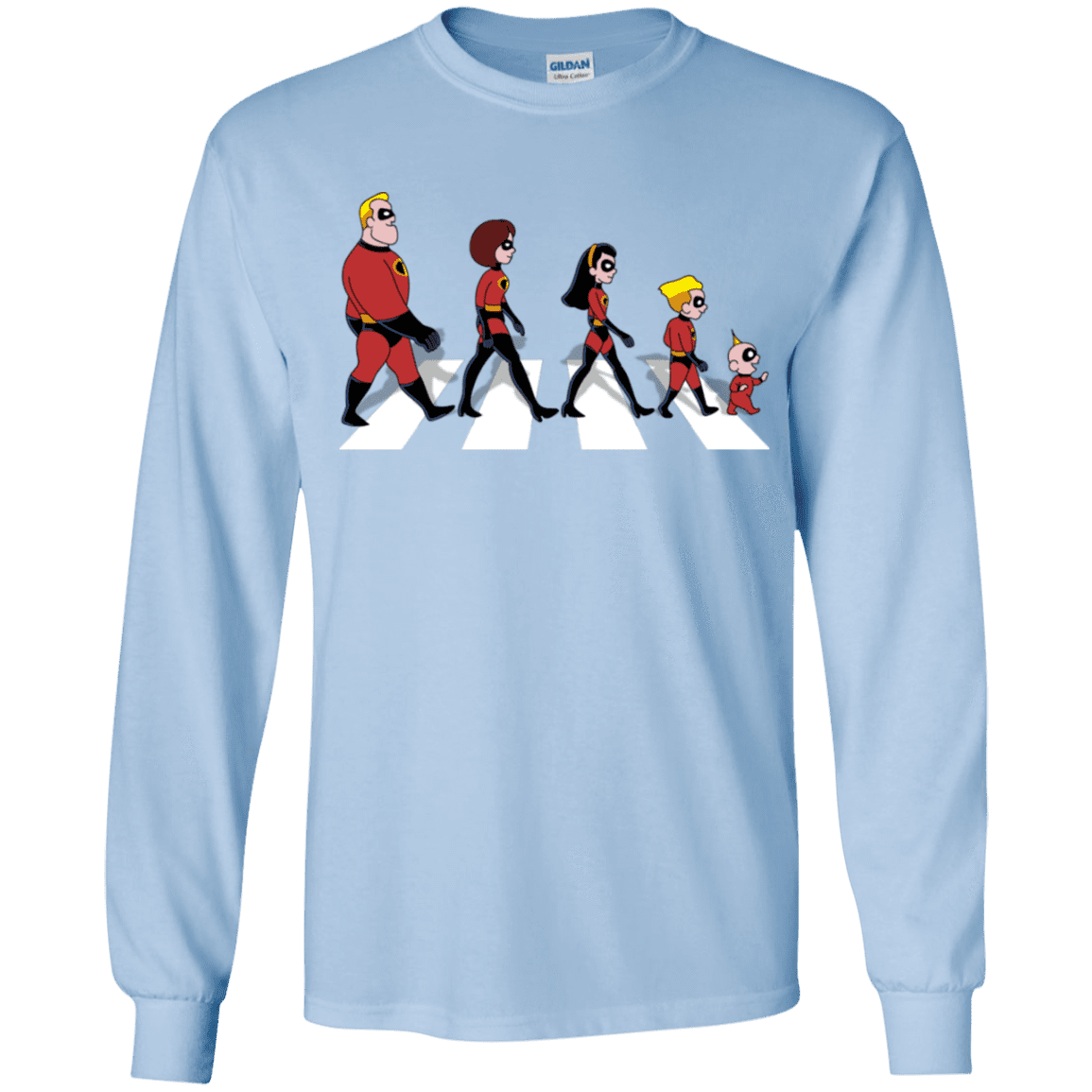 T-Shirts Light Blue / YS The Supers Youth Long Sleeve T-Shirt