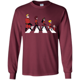 T-Shirts Maroon / YS The Supers Youth Long Sleeve T-Shirt