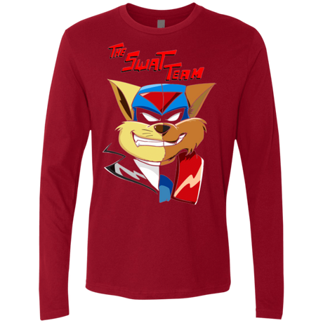 T-Shirts Cardinal / Small The Swat Team Men's Premium Long Sleeve