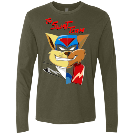 T-Shirts Military Green / Small The Swat Team Men's Premium Long Sleeve