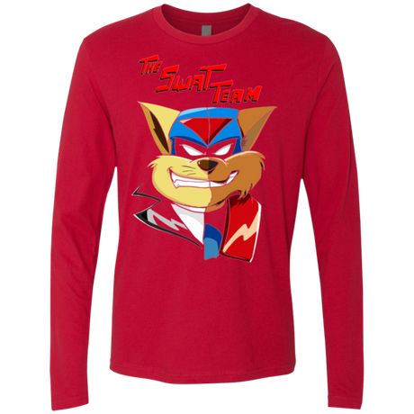 T-Shirts Red / Small The Swat Team Men's Premium Long Sleeve