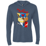 T-Shirts Indigo / X-Small The Swat Team Triblend Long Sleeve Hoodie Tee